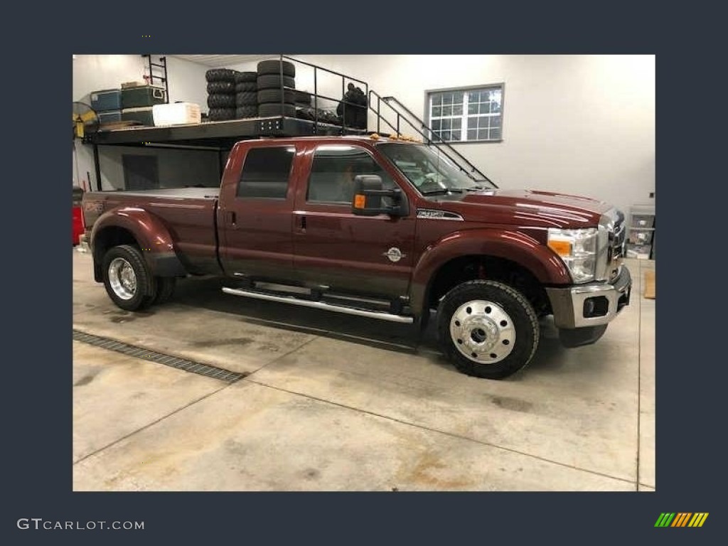 Bronze Fire Metallic 2016 Ford F450 Super Duty XLT Crew Cab 4x4 Exterior Photo #143559298