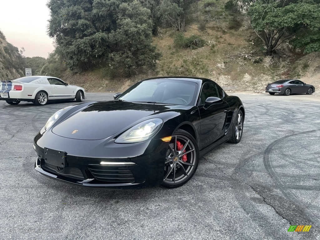 Black 2018 Porsche 718 Cayman GTS Exterior Photo #143559421