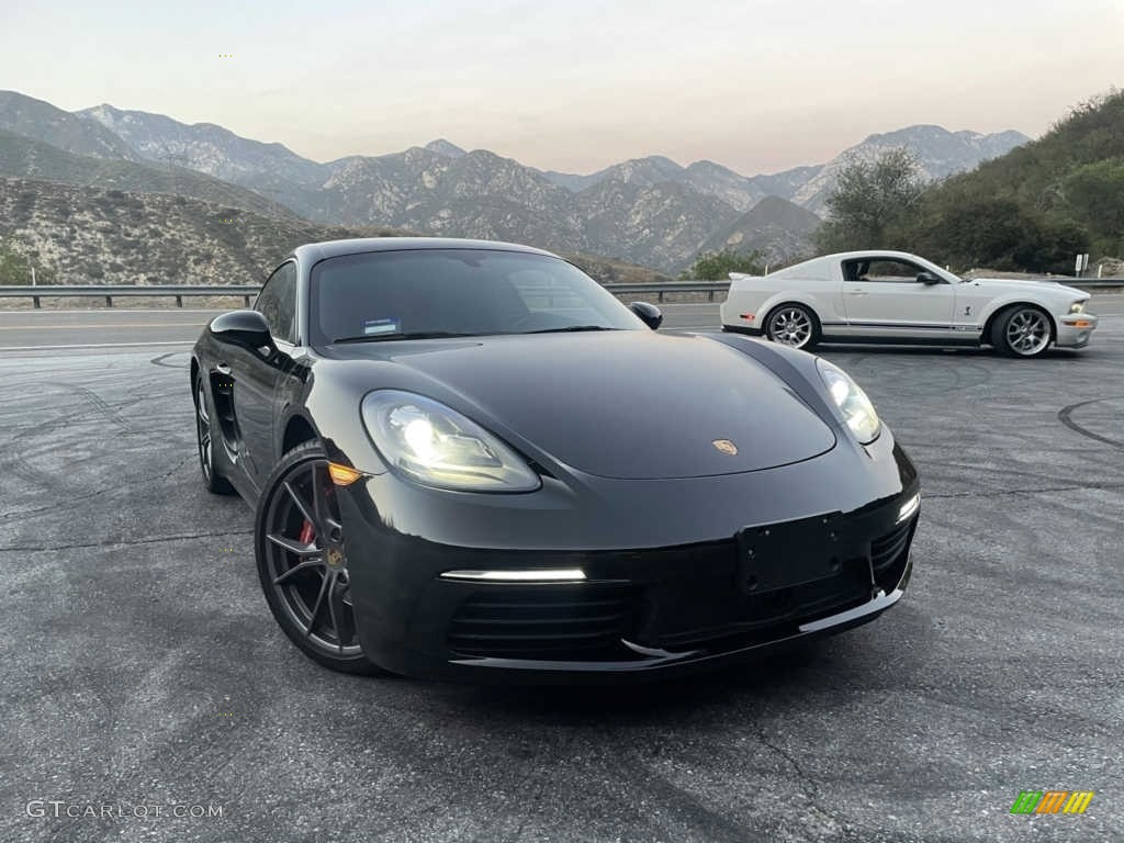 Black 2018 Porsche 718 Cayman GTS Exterior Photo #143559550