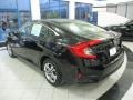 Crystal Black Pearl - Civic LX Sedan Photo No. 9