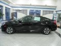Crystal Black Pearl - Civic LX Sedan Photo No. 10