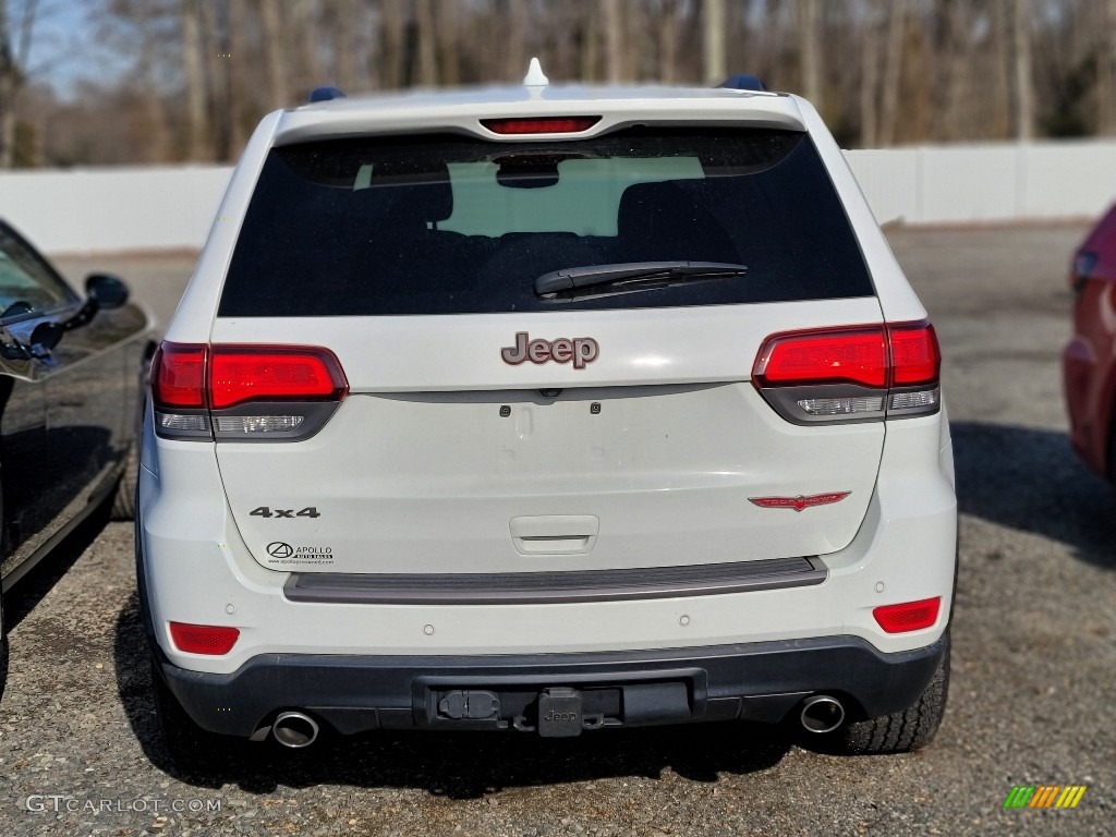 2017 Grand Cherokee Trailhawk 4x4 - Bright White / Black/Dark Ruby Red photo #5