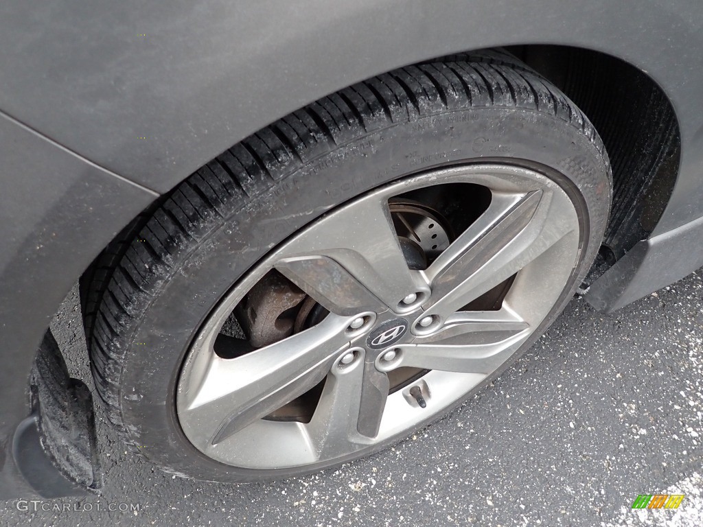 2013 Veloster Turbo - Matte Gray / Black photo #5
