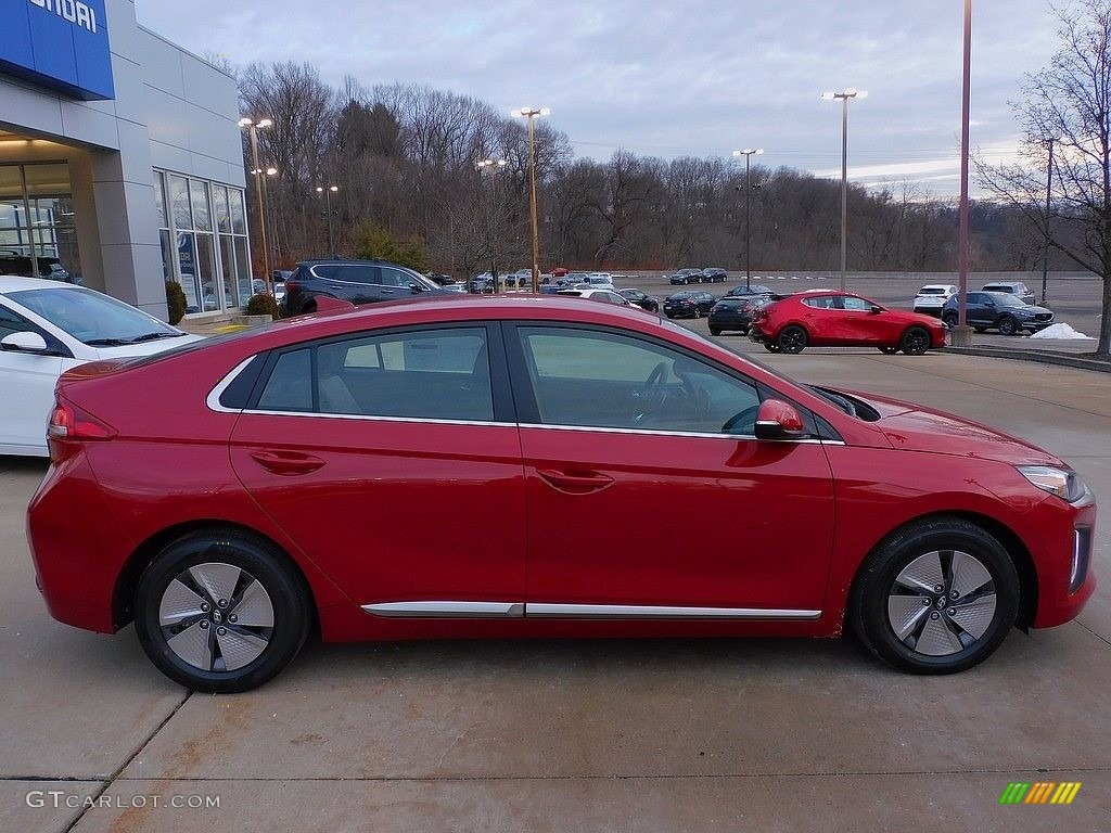 2022 Ioniq Hybrid SE - Scarlet Red Pearl / Gray photo #1