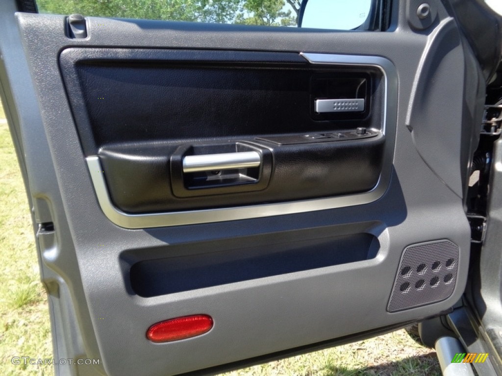 2006 Mitsubishi Raider DuroCross Extended Cab 4x4 Slate Gray Door Panel Photo #143561731