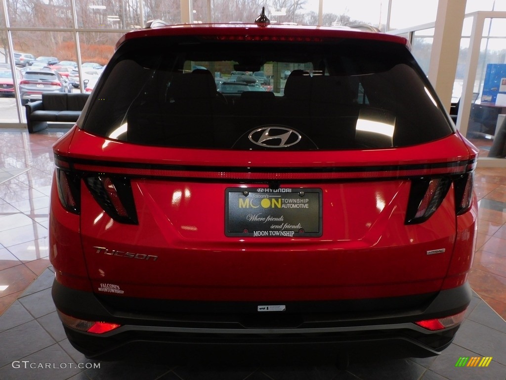 2022 Tucson SEL AWD - Calypso Red / Gray photo #3