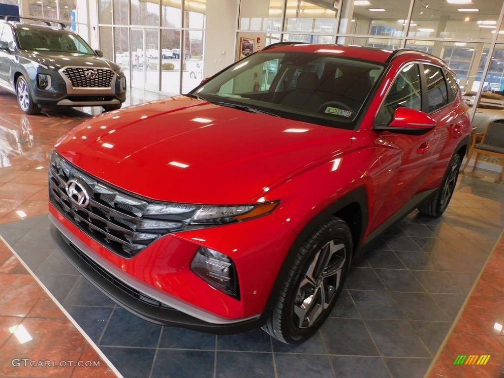 2022 Tucson SEL AWD - Calypso Red / Gray photo #7