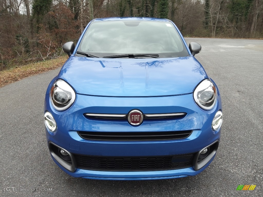 Italia Blue 2021 Fiat 500X Sport AWD Exterior Photo #143562715
