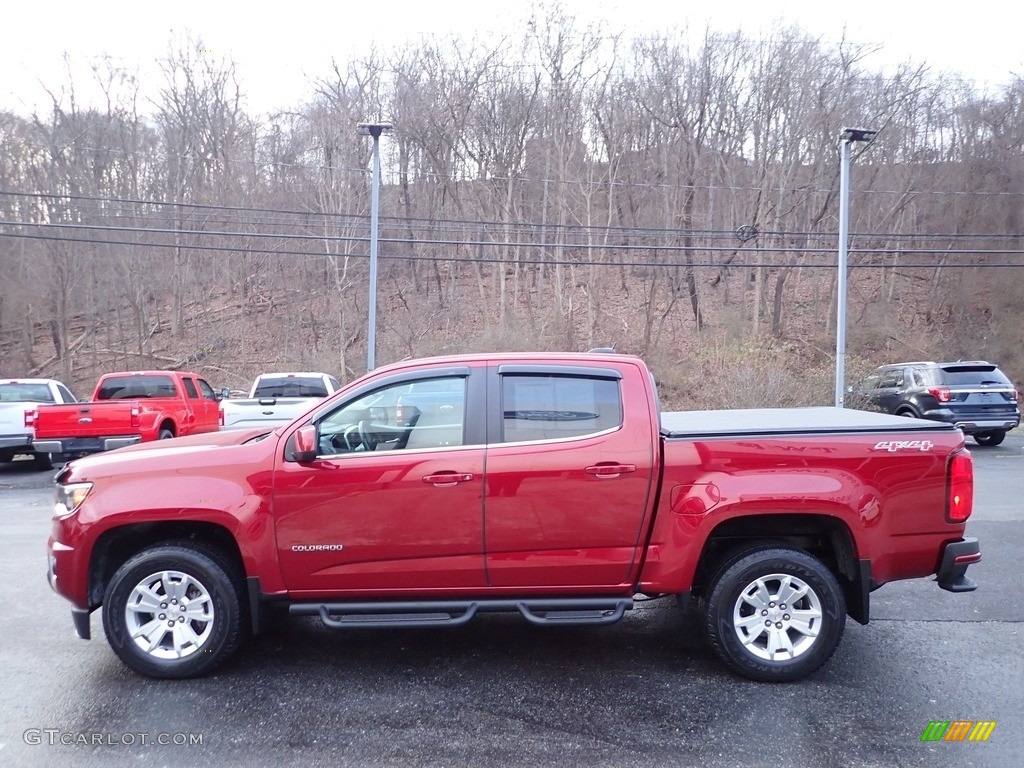 Cajun Red Tintcoat 2019 Chevrolet Colorado LT Crew Cab 4x4 Exterior Photo #143562808