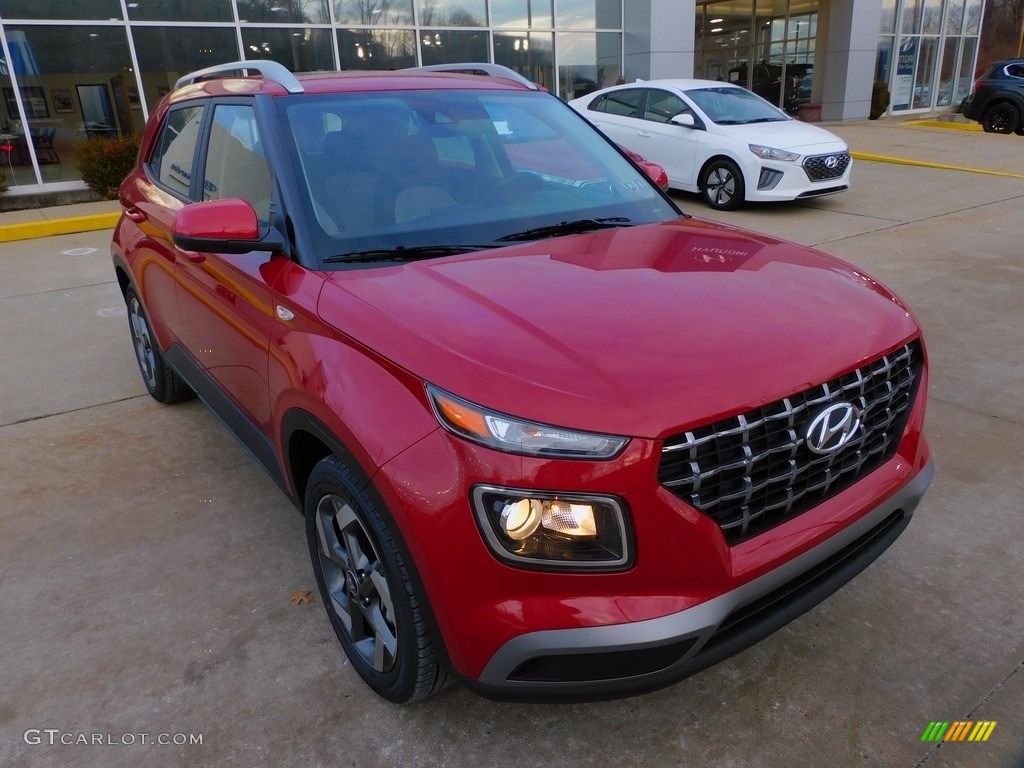 Scarlet Red Pearl 2022 Hyundai Venue SEL Exterior Photo #143562937