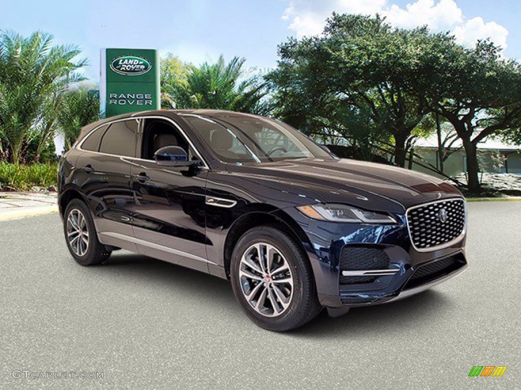 Portofino Blue Metallic 2022 Jaguar F-PACE P250 S Exterior Photo #143563177
