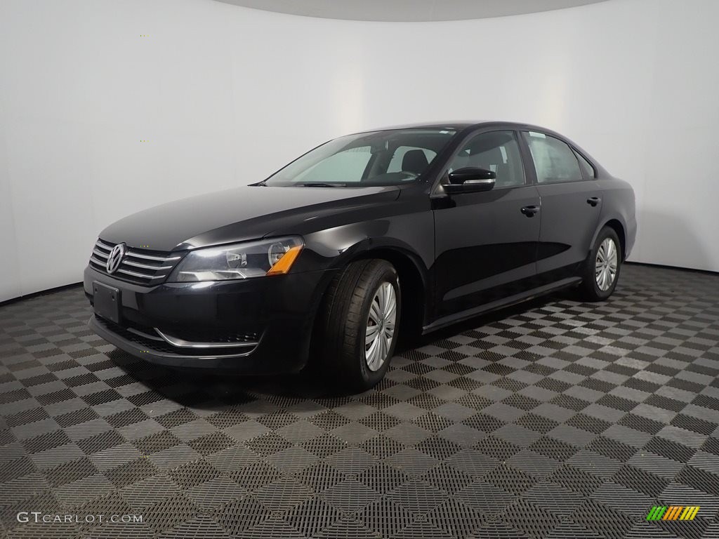 2015 Passat S Sedan - Black / Titan Black photo #7
