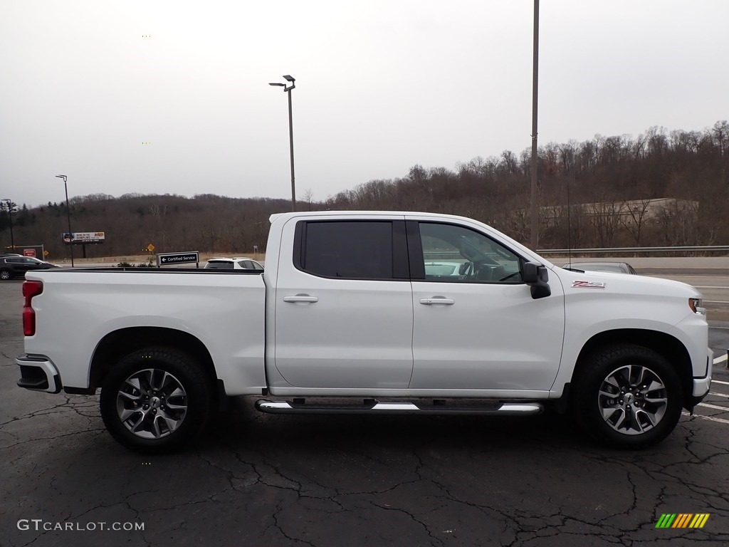 Summit White 2021 Chevrolet Silverado 1500 RST Crew Cab 4x4 Exterior Photo #143563957