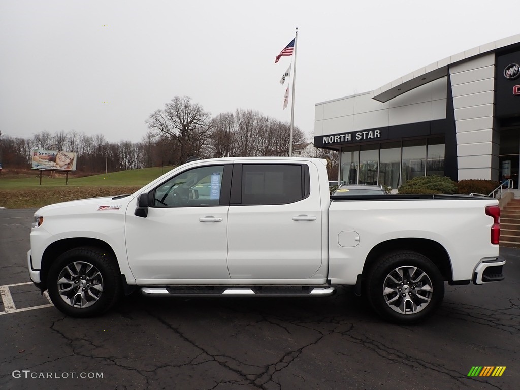 Summit White 2021 Chevrolet Silverado 1500 RST Crew Cab 4x4 Exterior Photo #143564119