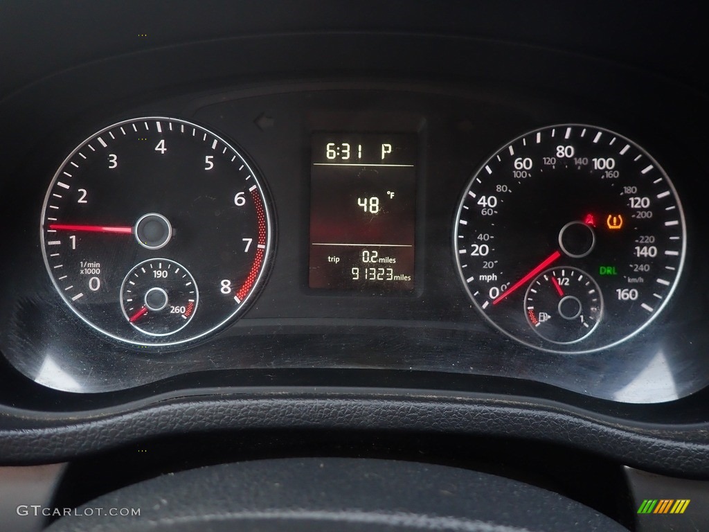 2015 Passat S Sedan - Black / Titan Black photo #27