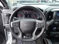 Jet Black Steering Wheel Photo for 2021 Chevrolet Silverado 1500 #143564344