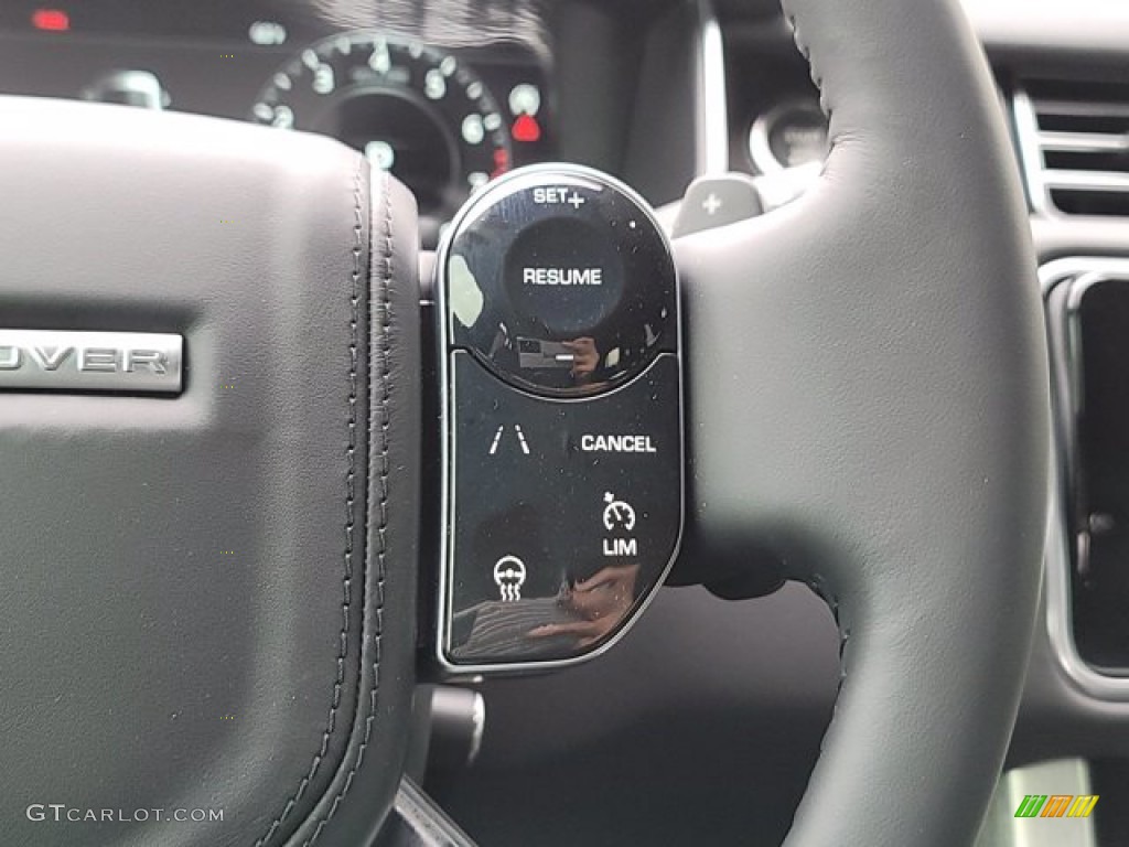 2022 Land Rover Range Rover HSE Westminster Ebony/Ebony Steering Wheel Photo #143564368