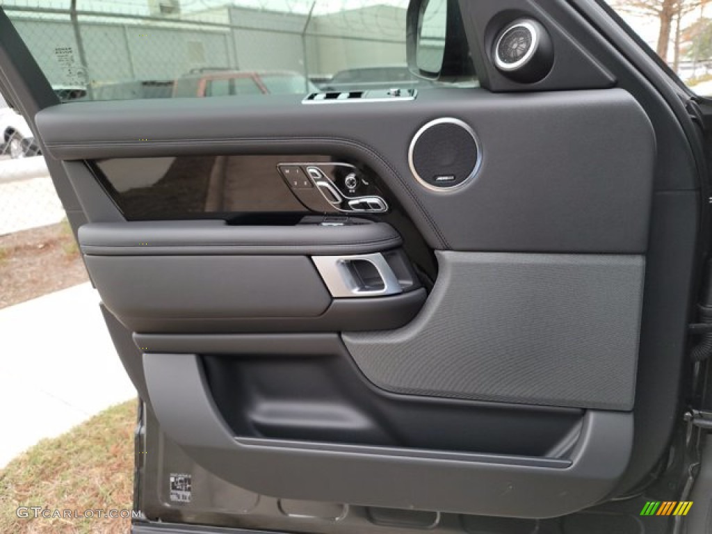 2022 Land Rover Range Rover HSE Westminster Ebony/Ebony Door Panel Photo #143565574