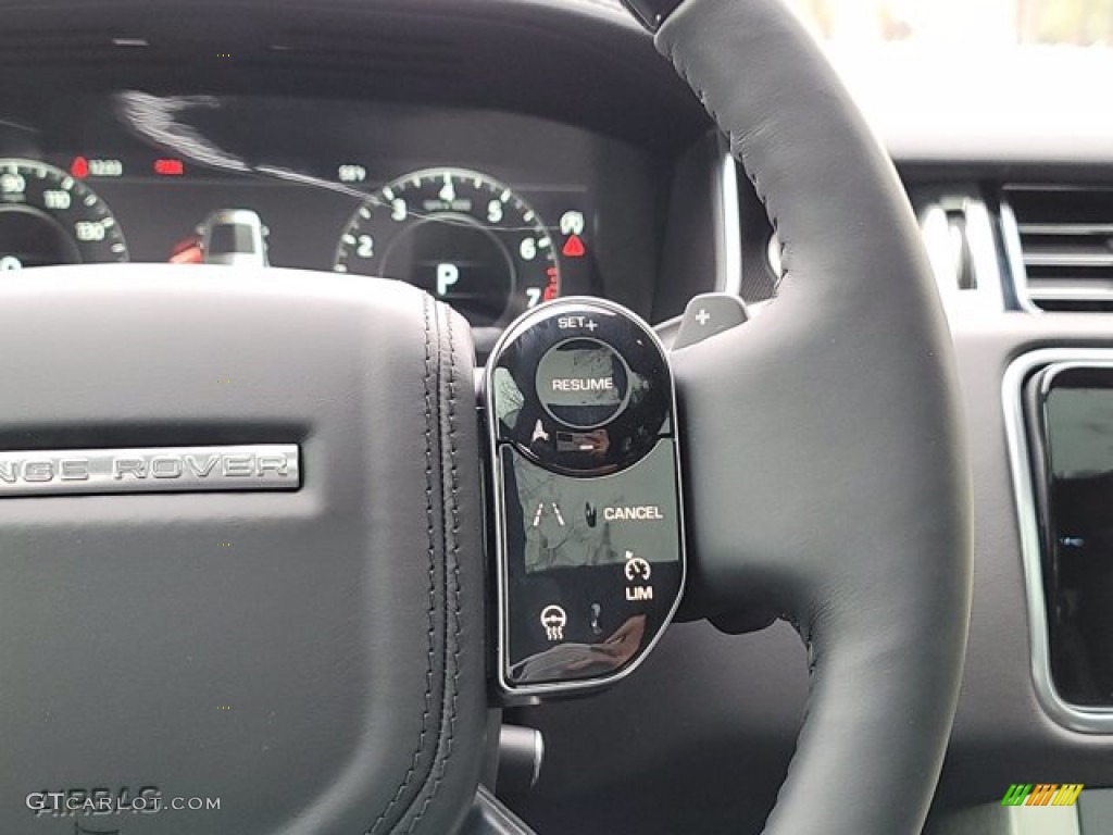 2022 Land Rover Range Rover HSE Westminster Ebony/Ebony Steering Wheel Photo #143565673