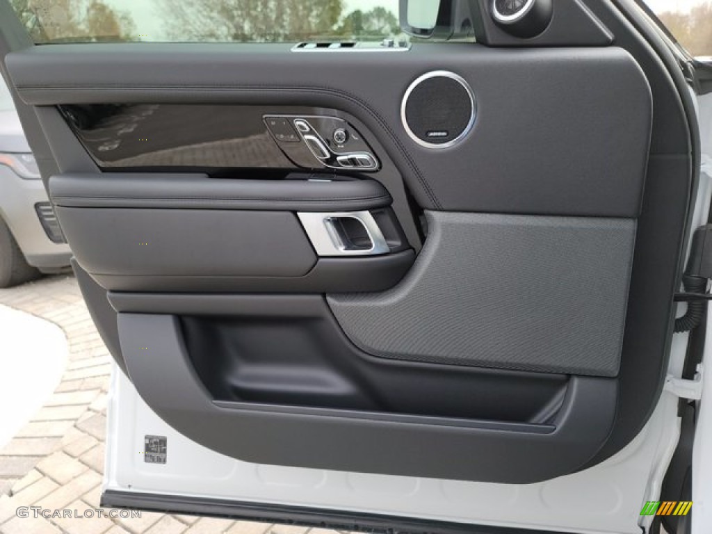2022 Land Rover Range Rover HSE Westminster Ebony/Ebony Door Panel Photo #143566726