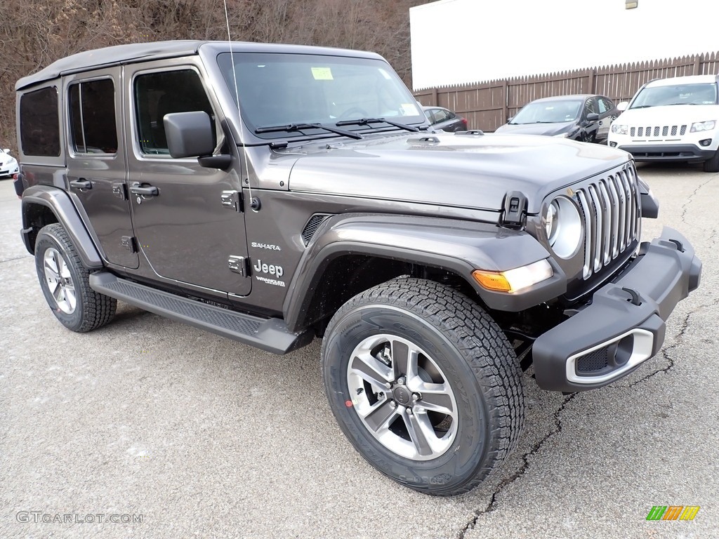 Granite Crystal Metallic 2022 Jeep Wrangler Unlimited Sahara 4x4 Exterior Photo #143567098