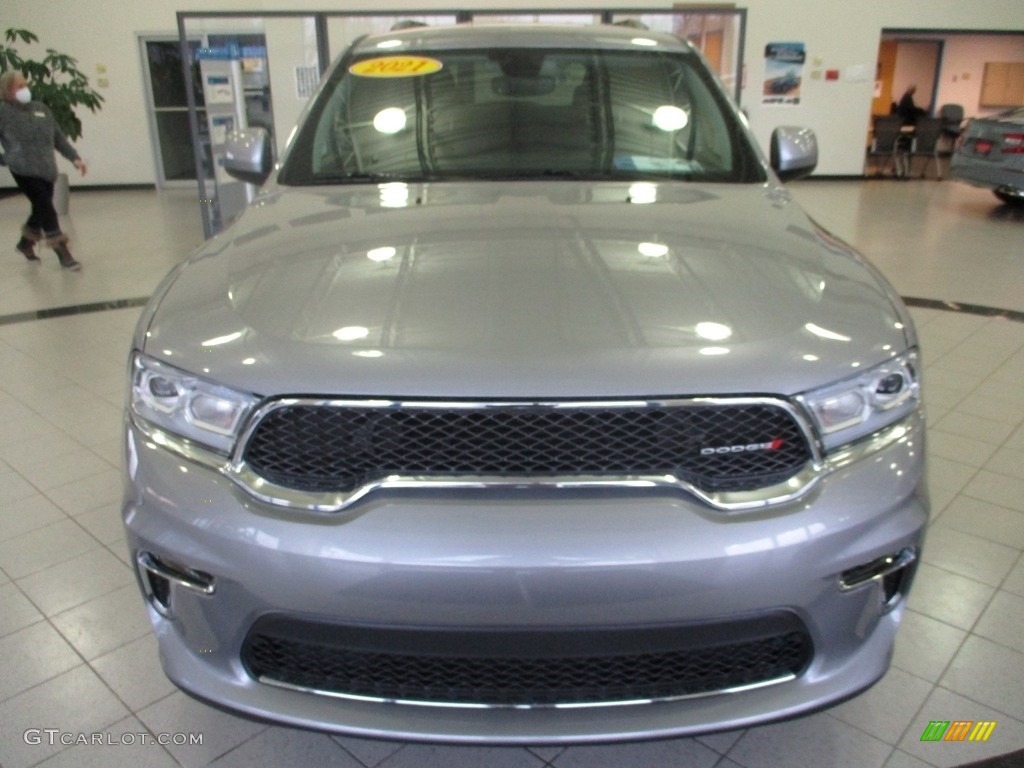 2021 Durango SXT Plus AWD - Billet Silver Metallic / Black photo #2