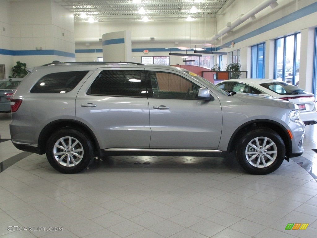 2021 Durango SXT Plus AWD - Billet Silver Metallic / Black photo #4