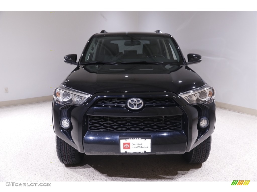 2019 4Runner SR5 Premium 4x4 - Midnight Black metallic / Black photo #2