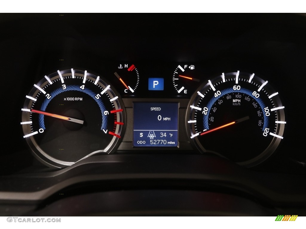 2019 4Runner SR5 Premium 4x4 - Midnight Black metallic / Black photo #8