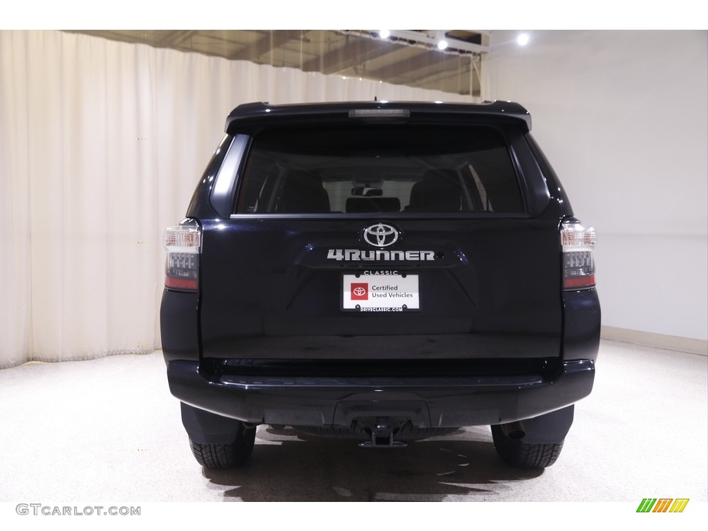2019 4Runner SR5 Premium 4x4 - Midnight Black metallic / Black photo #18