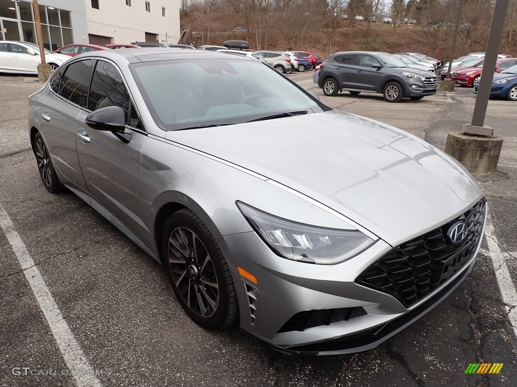 2020 Sonata SEL Plus - Shimmering Silver Pearl / Black photo #5