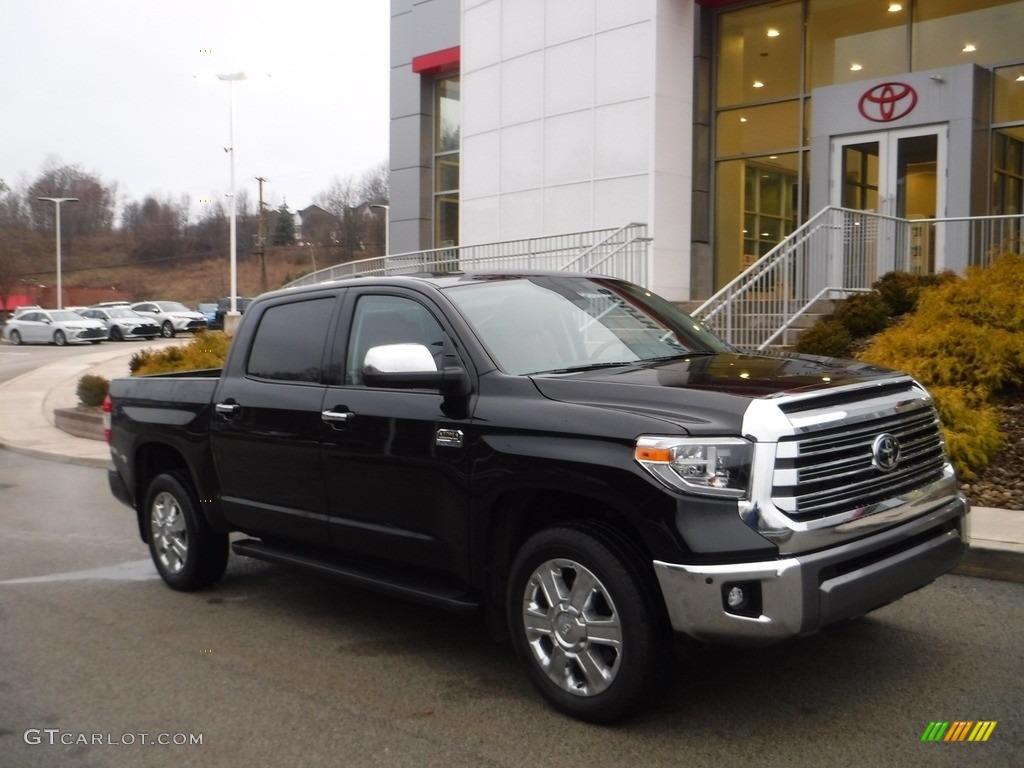 2021 Tundra 1794 CrewMax 4x4 - Midnight Black Metallic / 1794 Edition Brown/Black photo #1