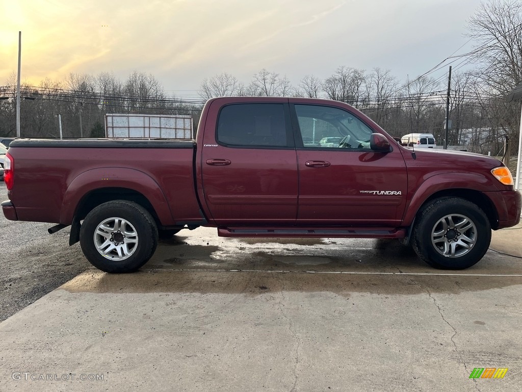 2004 Tundra Limited Double Cab 4x4 - Salsa Red Pearl / Oak photo #3