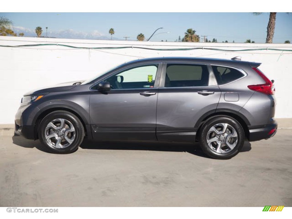 2018 CR-V EX - Modern Steel Metallic / Gray photo #8