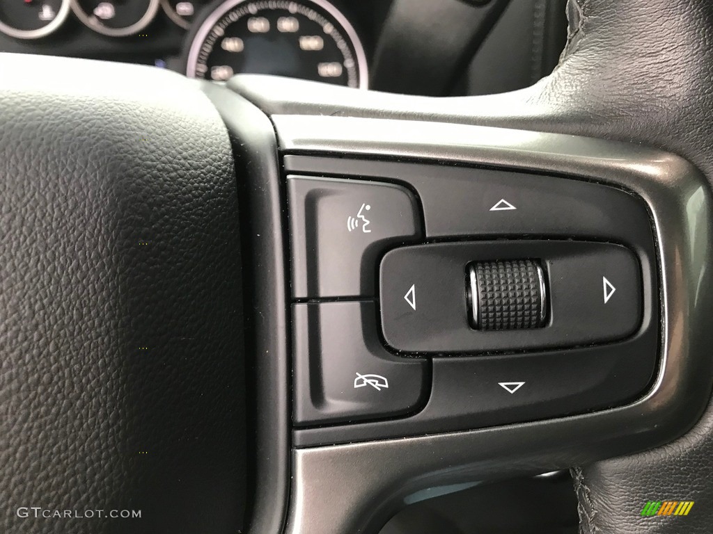 2020 Chevrolet Silverado 1500 LT Trail Boss Crew Cab 4x4 Jet Black Steering Wheel Photo #143573368