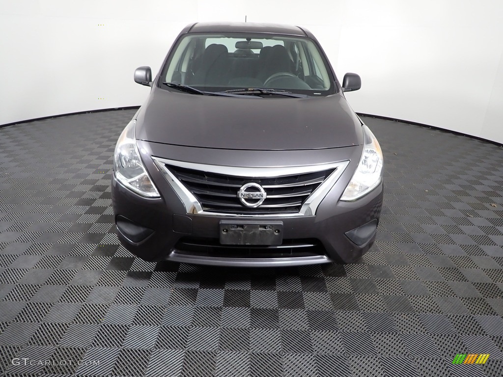 2015 Versa 1.6 S Sedan - Amethyst Gray / Charcoal photo #4