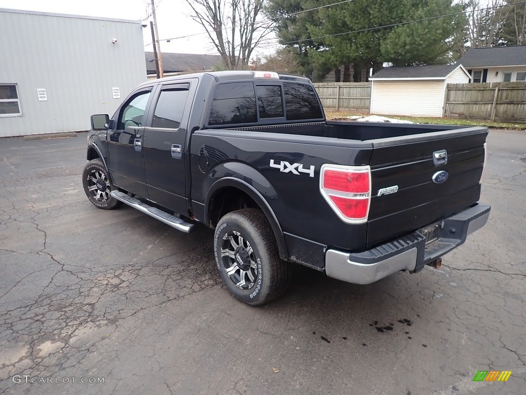 2010 F150 XLT SuperCrew 4x4 - Tuxedo Black / Medium Stone photo #9