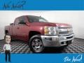 Victory Red 2013 Chevrolet Silverado 1500 LT Extended Cab 4x4