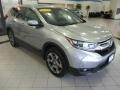 2018 Lunar Silver Metallic Honda CR-V EX AWD  photo #3