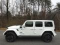 Bright White 2021 Jeep Wrangler Unlimited High Altitude 4xe Hybrid