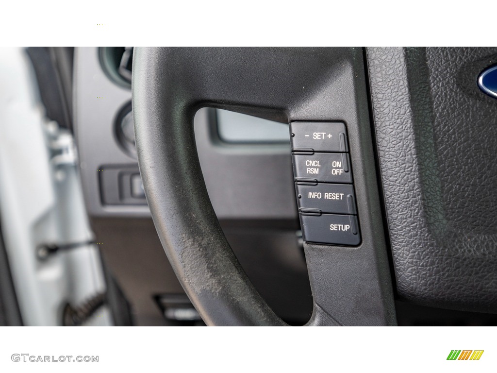 2012 Ford F150 XL Regular Cab 4x4 Steel Gray Steering Wheel Photo #143579109