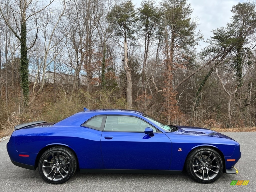 Indigo Blue 2021 Dodge Challenger R/T Scat Pack Exterior Photo #143579658