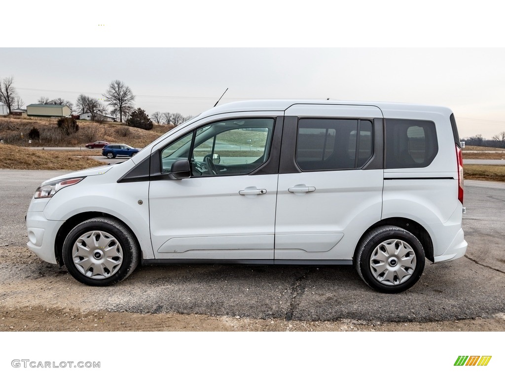 Frozen White 2016 Ford Transit Connect XLT Wagon Exterior Photo #143580225