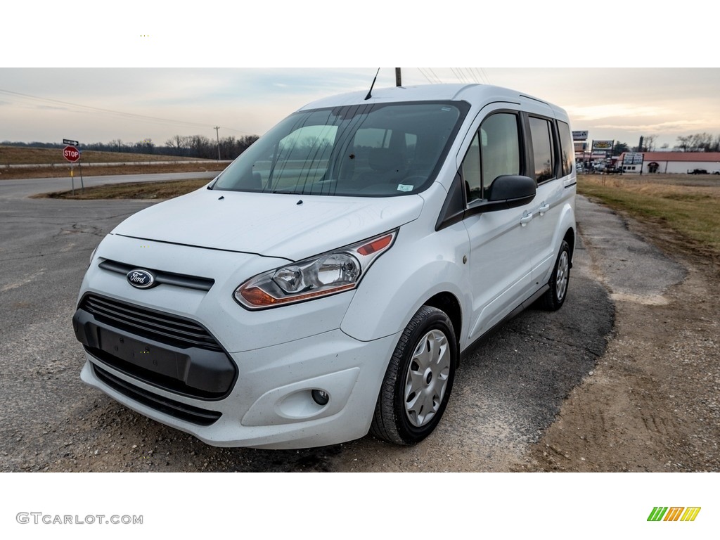 Frozen White 2016 Ford Transit Connect XLT Wagon Exterior Photo #143580237