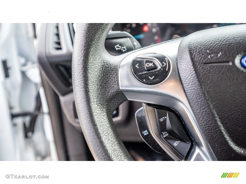 2016 Ford Transit Connect XLT Wagon Charcoal Black Steering Wheel Photo #143580477