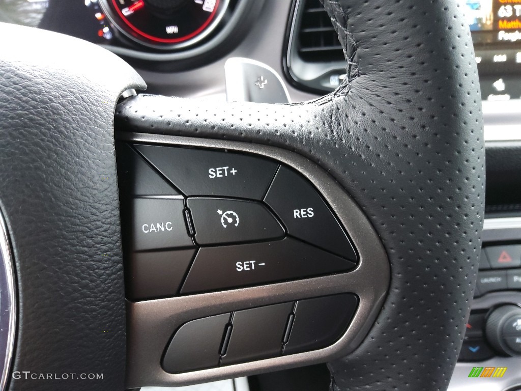 2021 Dodge Challenger R/T Scat Pack Widebody Black Steering Wheel Photo #143581032