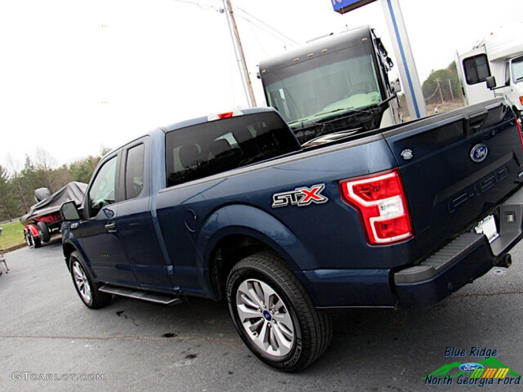 2018 F150 XL SuperCab - Blue Jeans / Earth Gray photo #27