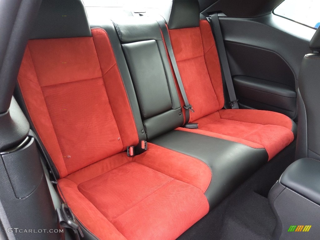 Black/Ruby Red Interior 2021 Dodge Challenger R/T Scat Pack Photo #143581371