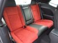 2021 Dodge Challenger Black/Ruby Red Interior Rear Seat Photo