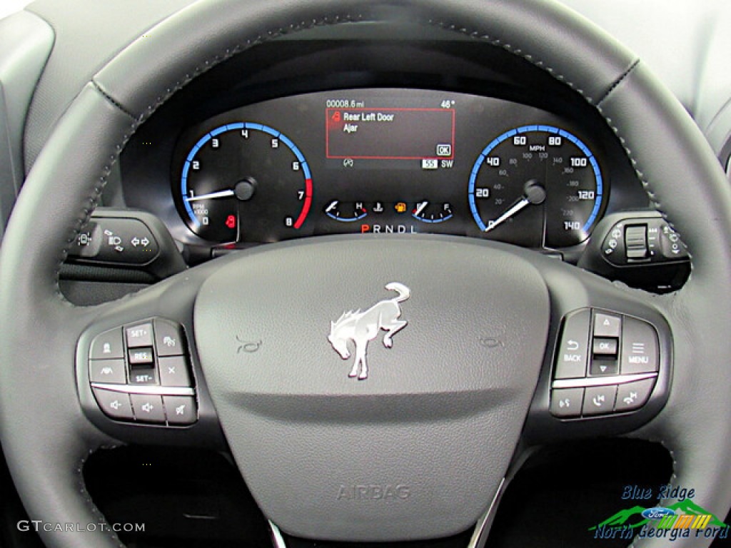 2022 Ford Bronco Sport Big Bend 4x4 Medium Dark Slate Steering Wheel Photo #143581545